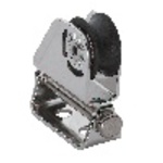 Array	[art_haupttext2] KIPPBARER UMLENKBLOCK 6MM KUGELLAGER
 MICRO XS<BR>Platte 28 x 15mm, H1 30mm, H2 25mm, Achse 4mm<BR>BRL 340kg, Rolle 19 x 8mm